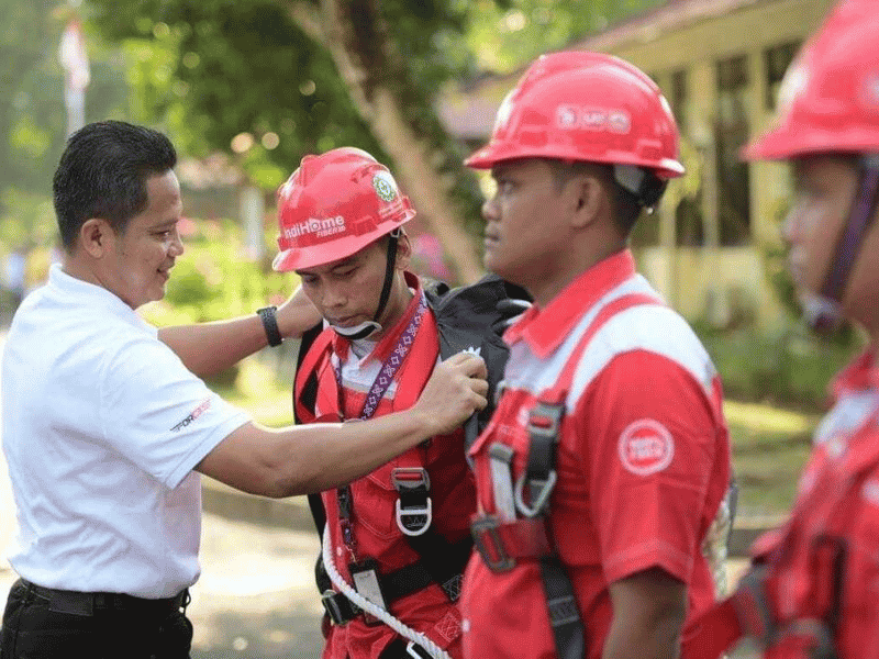 Proyek seragam kerja untuk IndiHome Telkom Indonesia